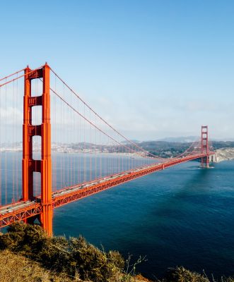 San Fransisco Bridge Drone